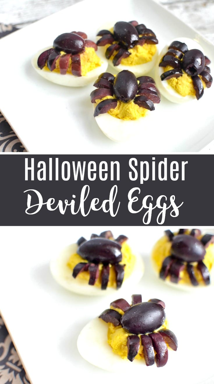 Spider Deviled Eggs Recipe | Halloween Deviled Eggs
