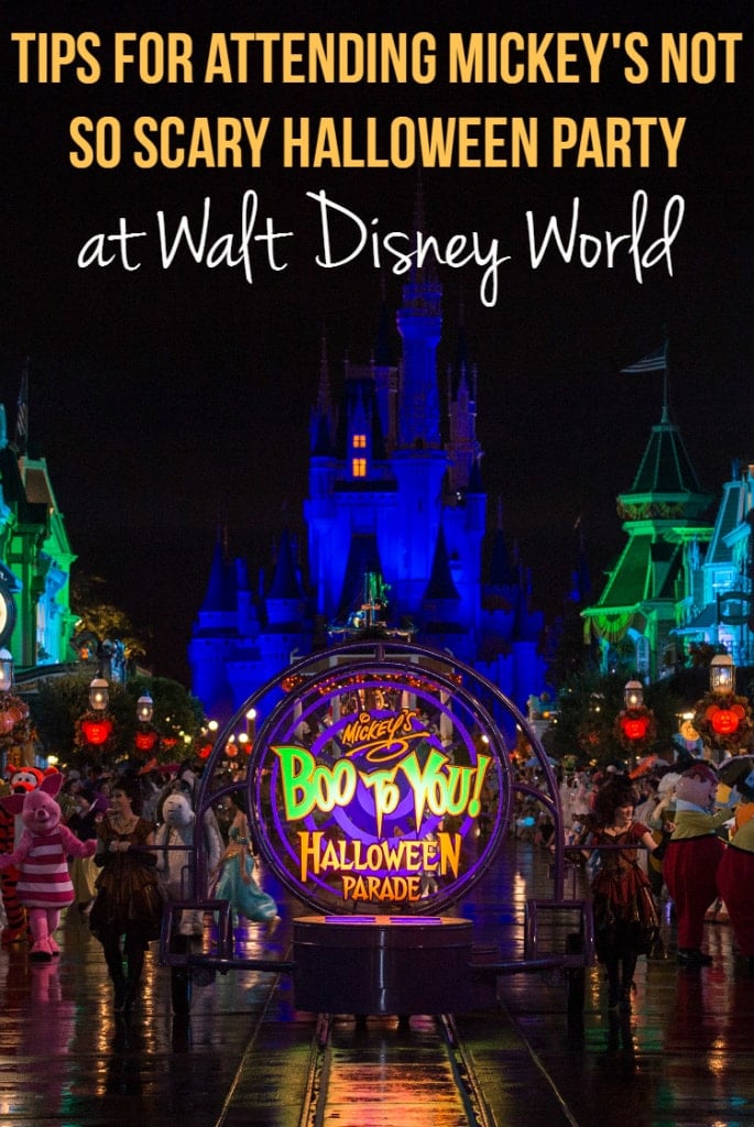 tips for attending mickey's not so scary halloween party