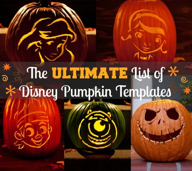 free disney pumpkin stencils