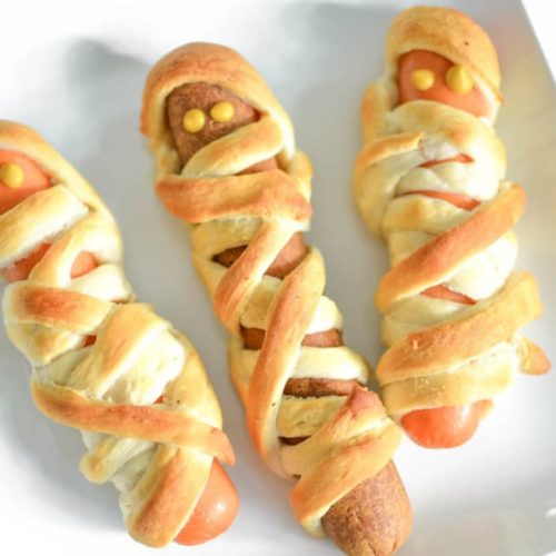 halloween mummy hot dogs recipe