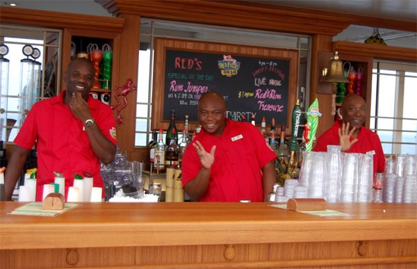 carnival liberty red frog rum bar