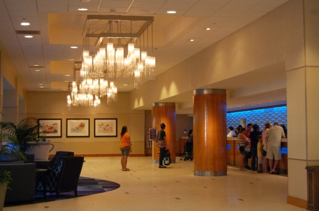 disneyland hotel lobby