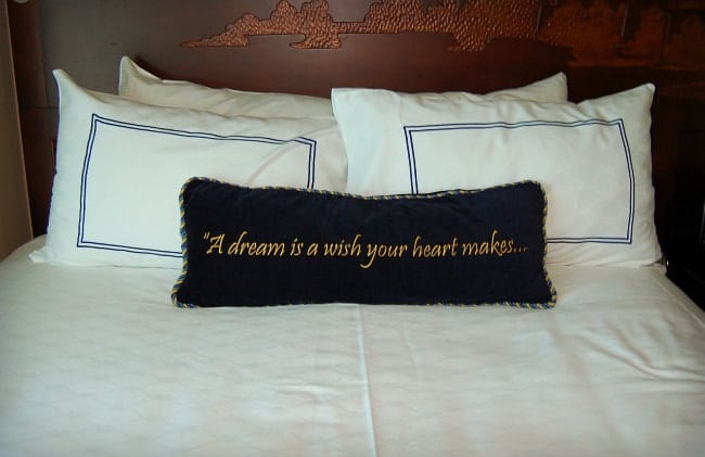 disneyland hotel pillow