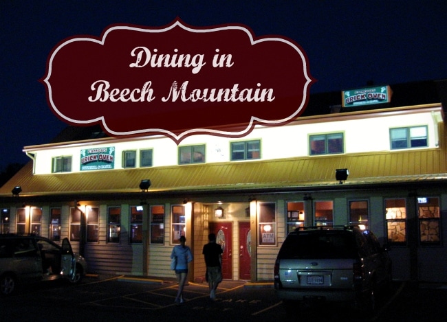 dining in beech mountain