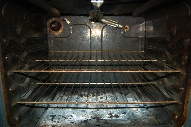 dirty oven