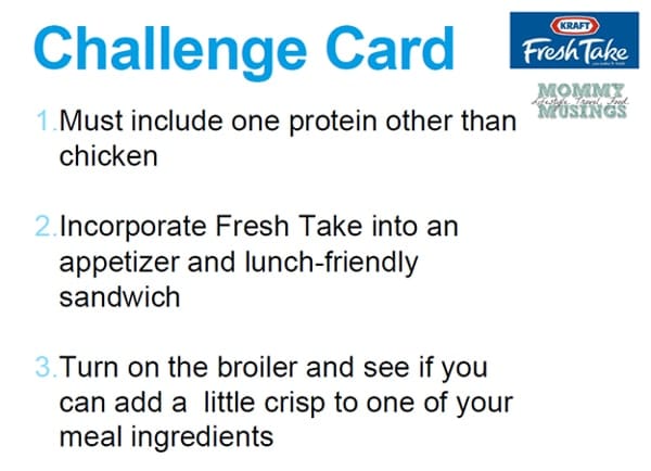 kraft fresh take challenge