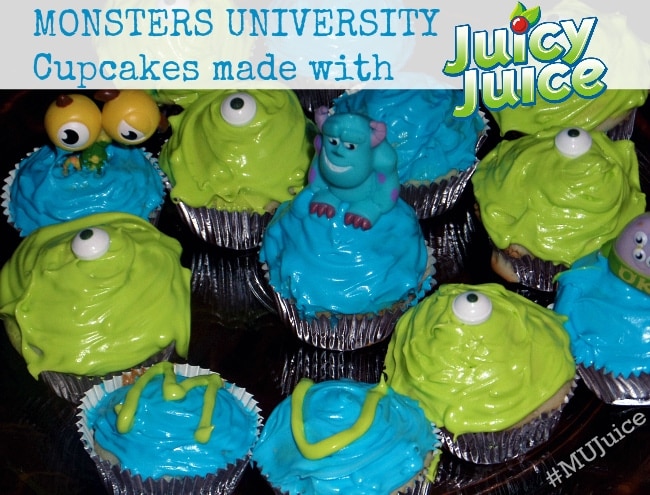 monsters university cupcakes