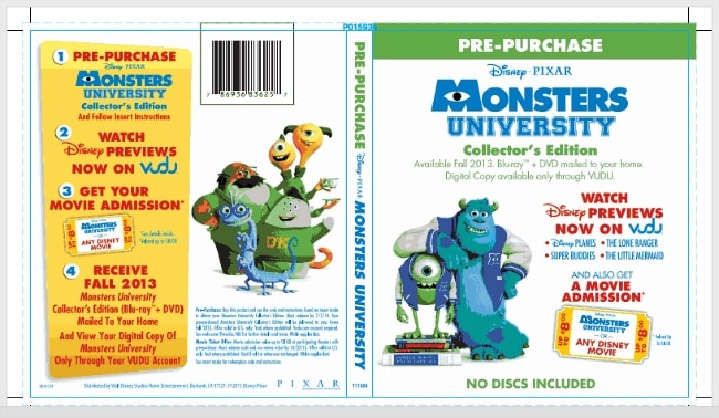 monsters university dvd