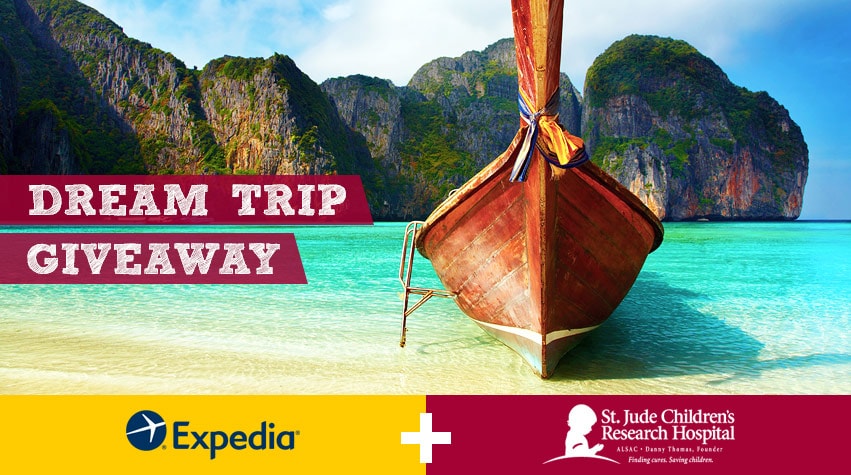 expedia st. jude giveaway