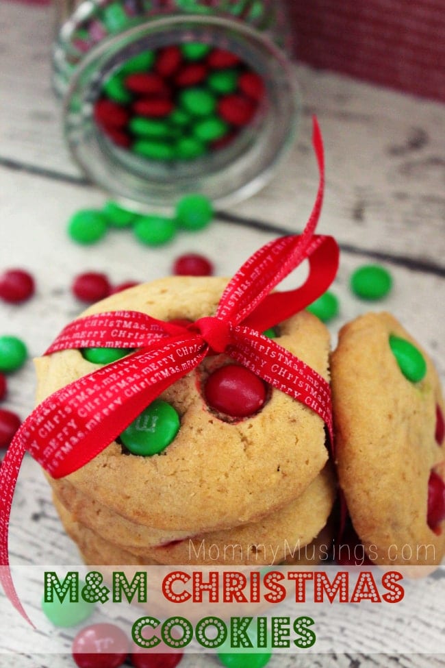 M&M Christmas Cookies Recipe