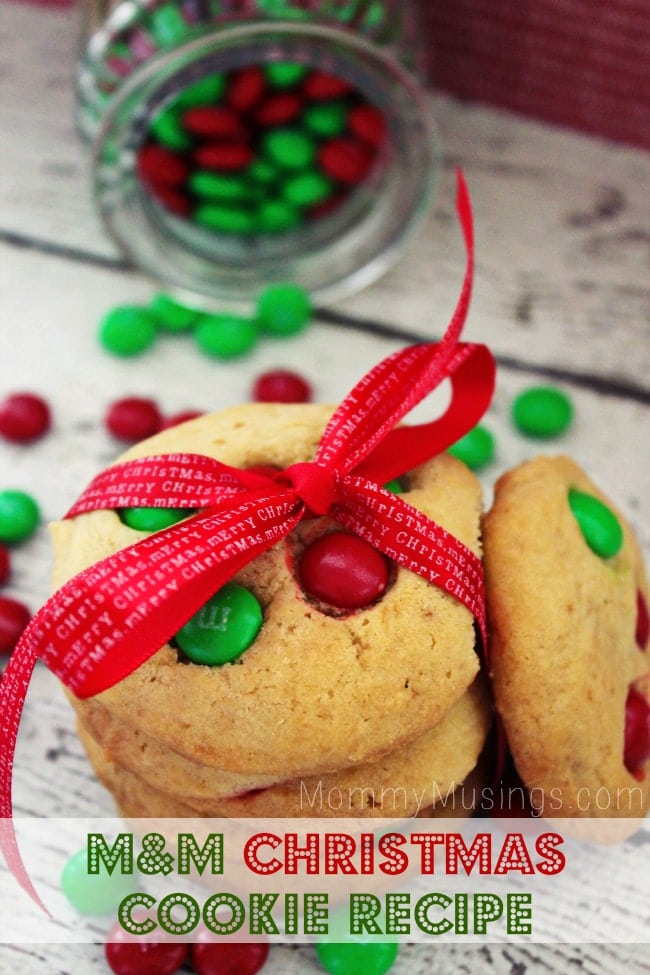 M&M Christmas Cookie Recipe