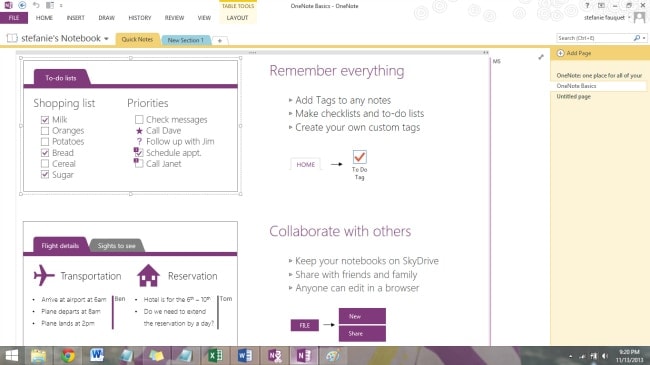 microsoft onenote