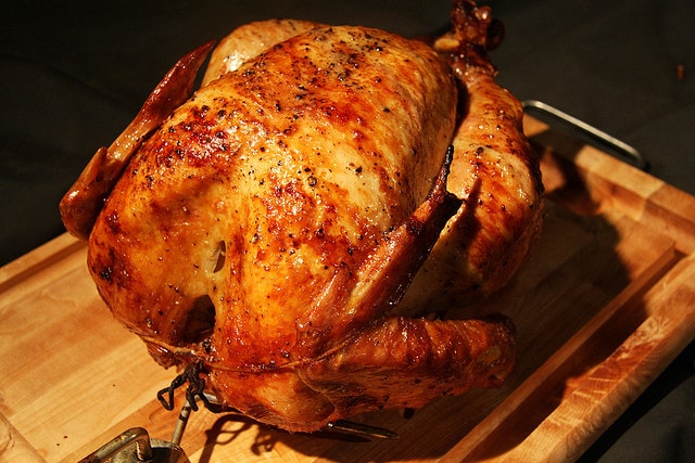 cooked turkey