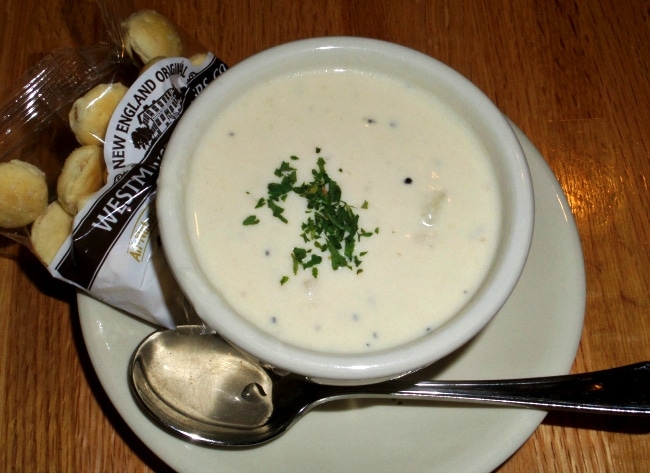 clam chowder west st. cafe