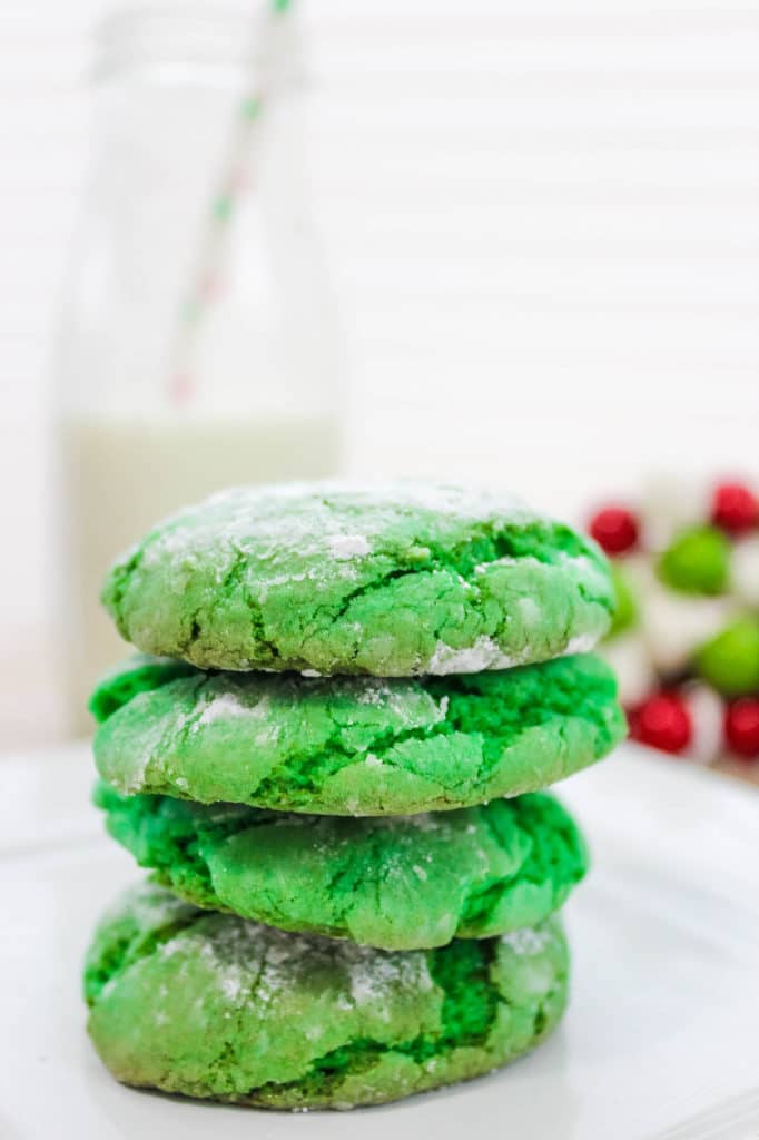 How the Grinch Stole Christmas Crinkle Cookies Recipe