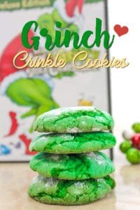 How the grinch stole christmas crinkle cookies