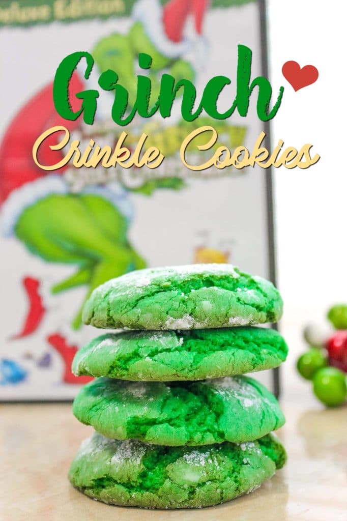 How the Grinch Stole Christmas Cookies Recipe | Grinch Crinkle Cookies