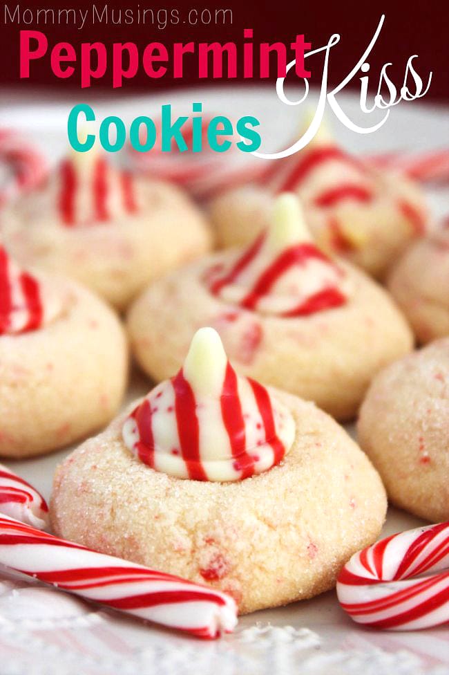 Peppermint Kiss Cookies Recipe
