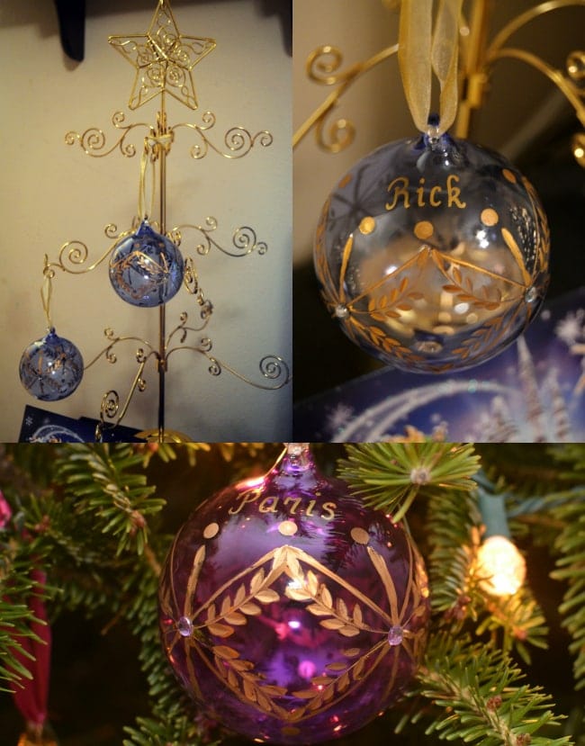 personalized birthstone ornaments