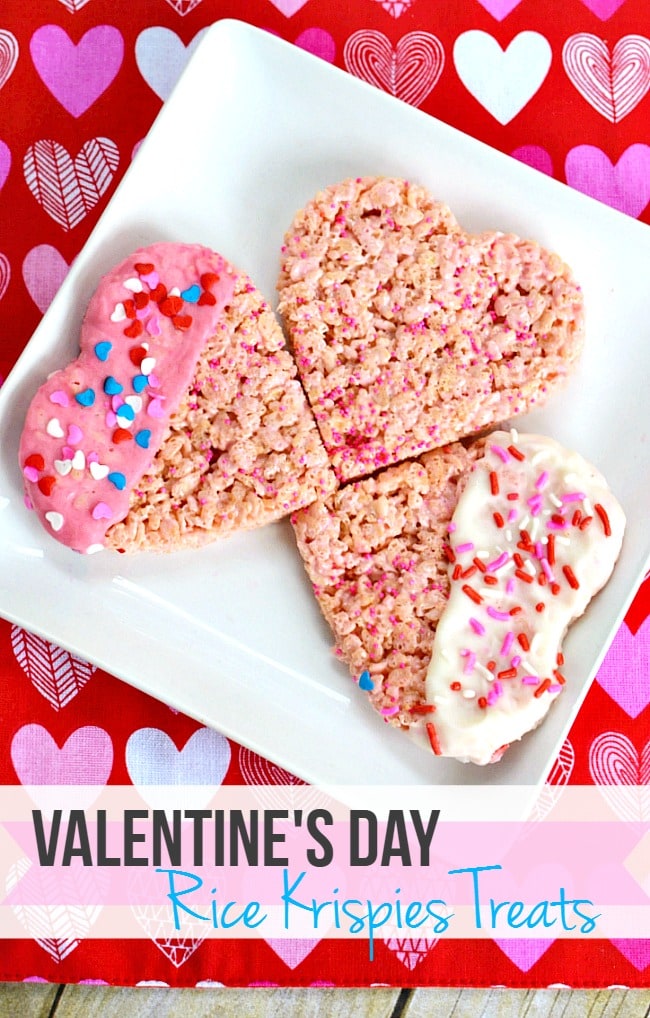 Valentine's Day Rice Krispie Treats