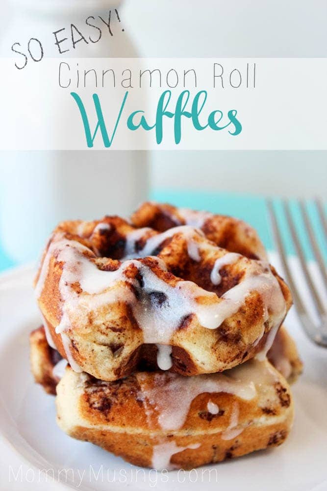 Cinnamon Roll Waffles Recipe