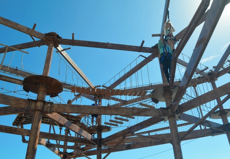 norwegian getaway ropes course