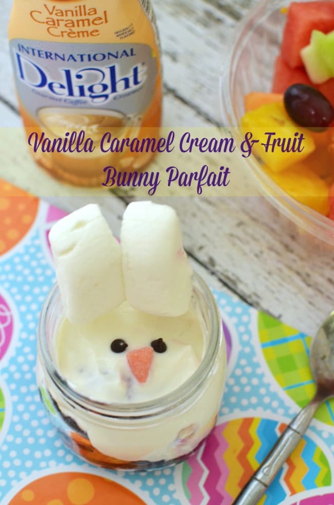 Vanilla Caramel Cream & Fruit Bunny Parfaits