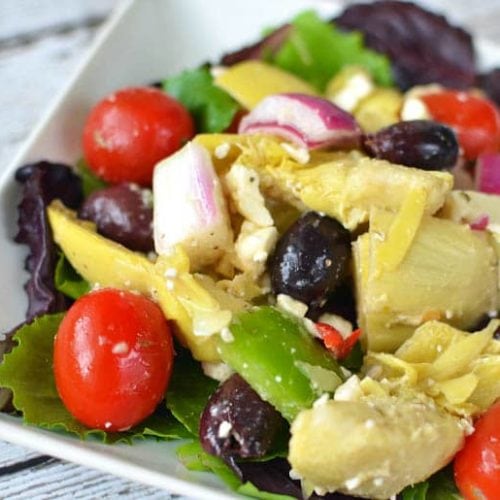 greek artichoke salad