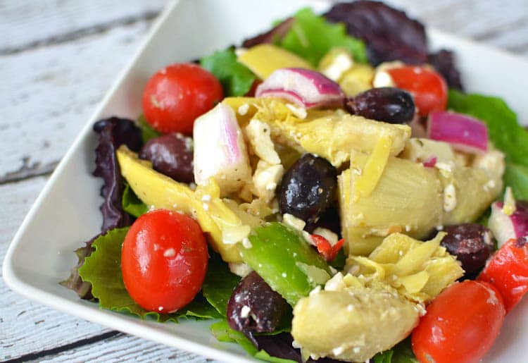 greek artichoke salad