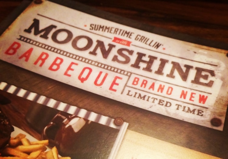 Moonshine BBQ Menu at Outback Steakhouse #OutbackBestMates