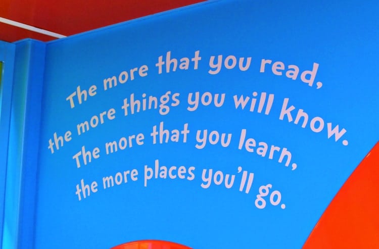 Dr. Seuss Bookville quote