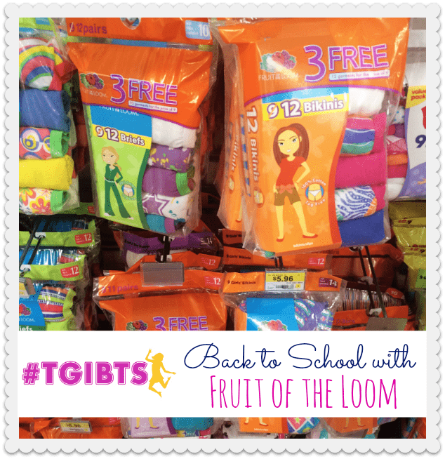 Back to School with Fruit of the Loom
