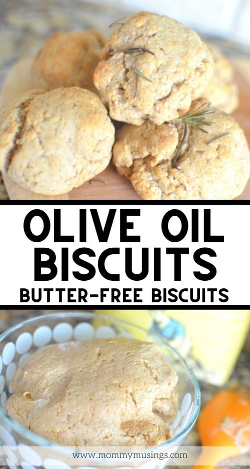 butter free biscuits recipe - biscuits made with olive oil