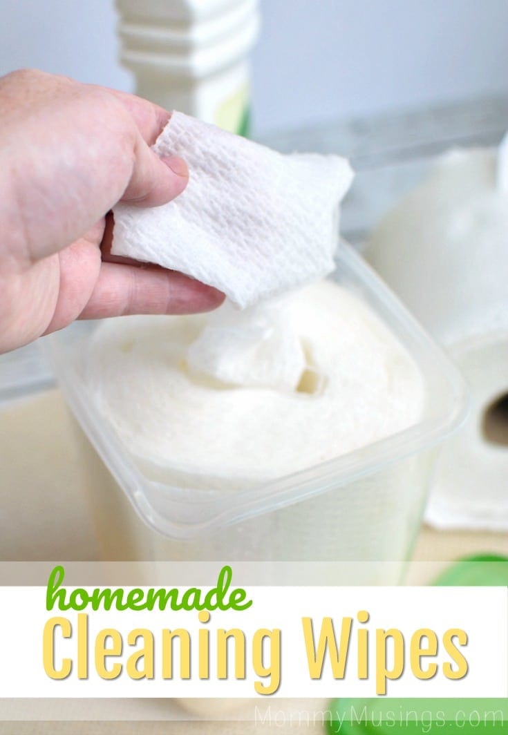homemade cleaning wipes