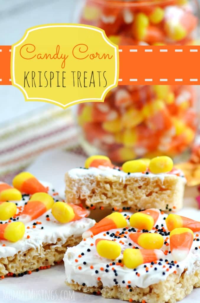 Candy Corn Rice Krispies Treats Recipe