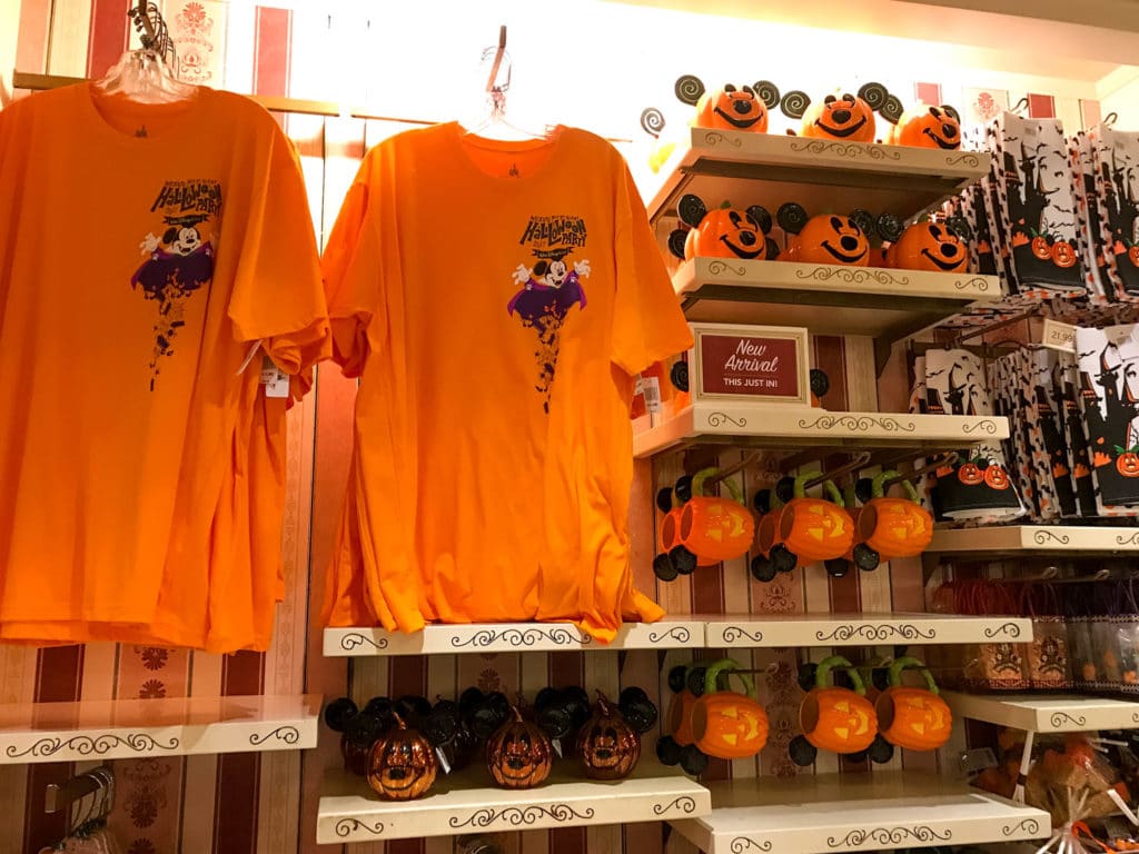 mickey's not so scary halloween party merchandise