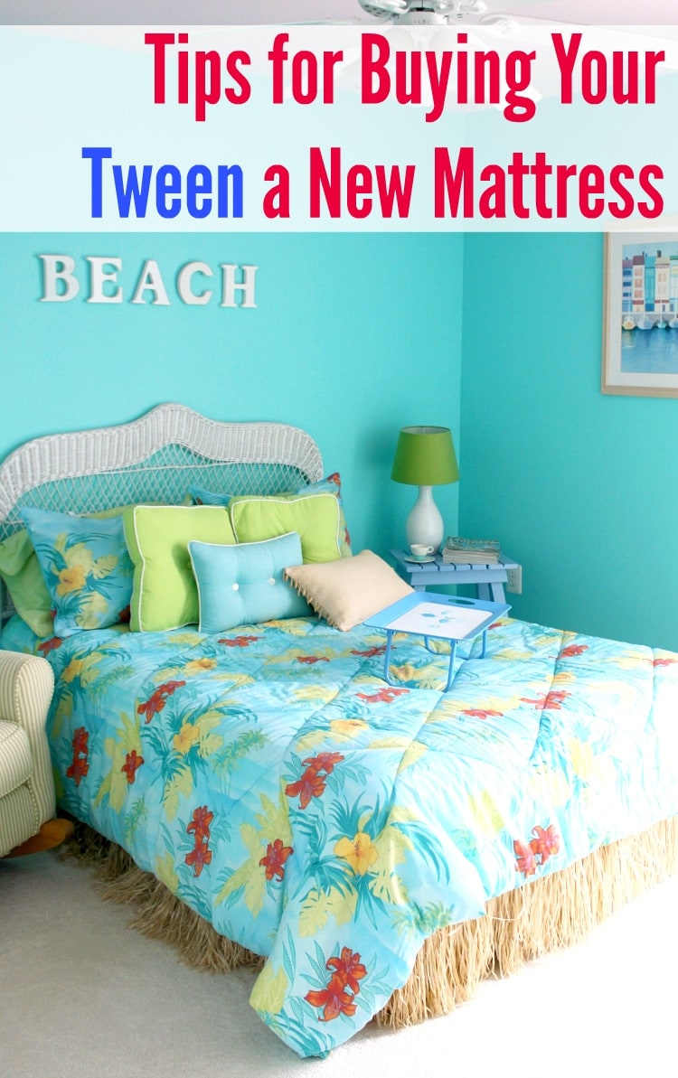 Tips for Buying Your Tween a New Mattress #Crib2College