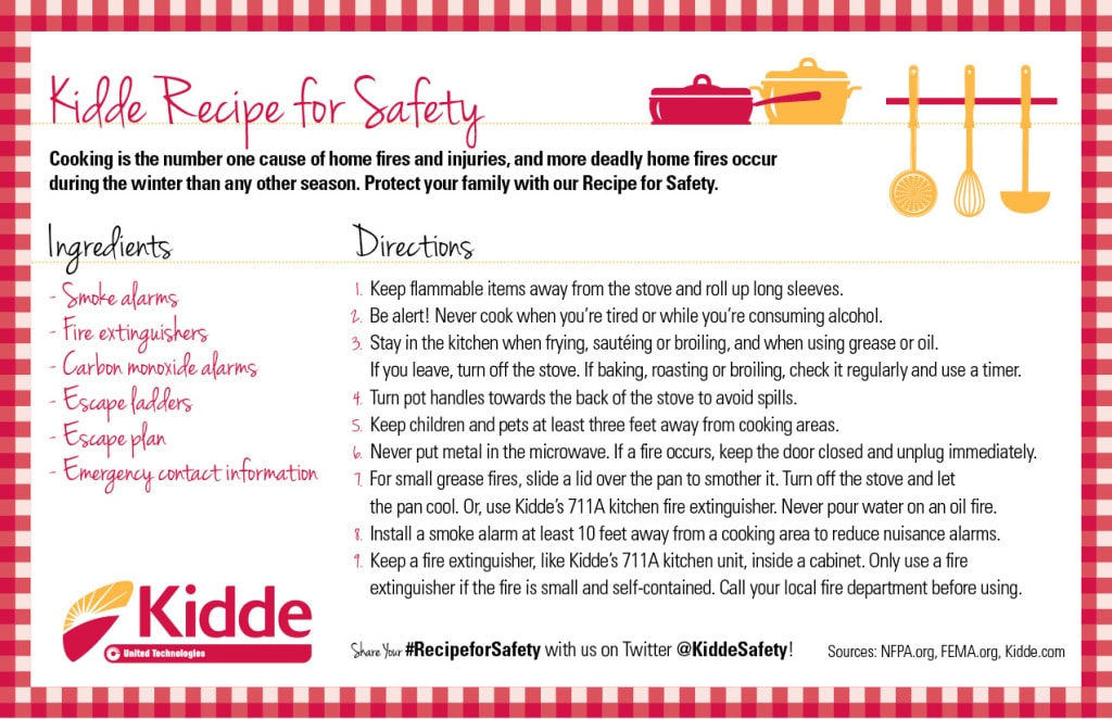 Kidde #RecipeforSafety Card