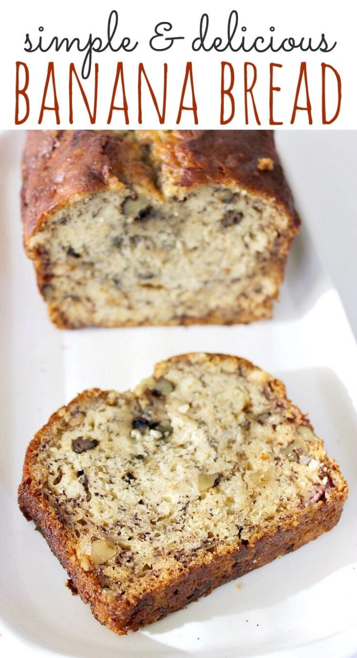 Super Moist Banana Bread Recipe - Mommy Musings