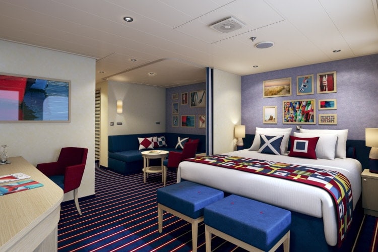 carnival cruise family suite