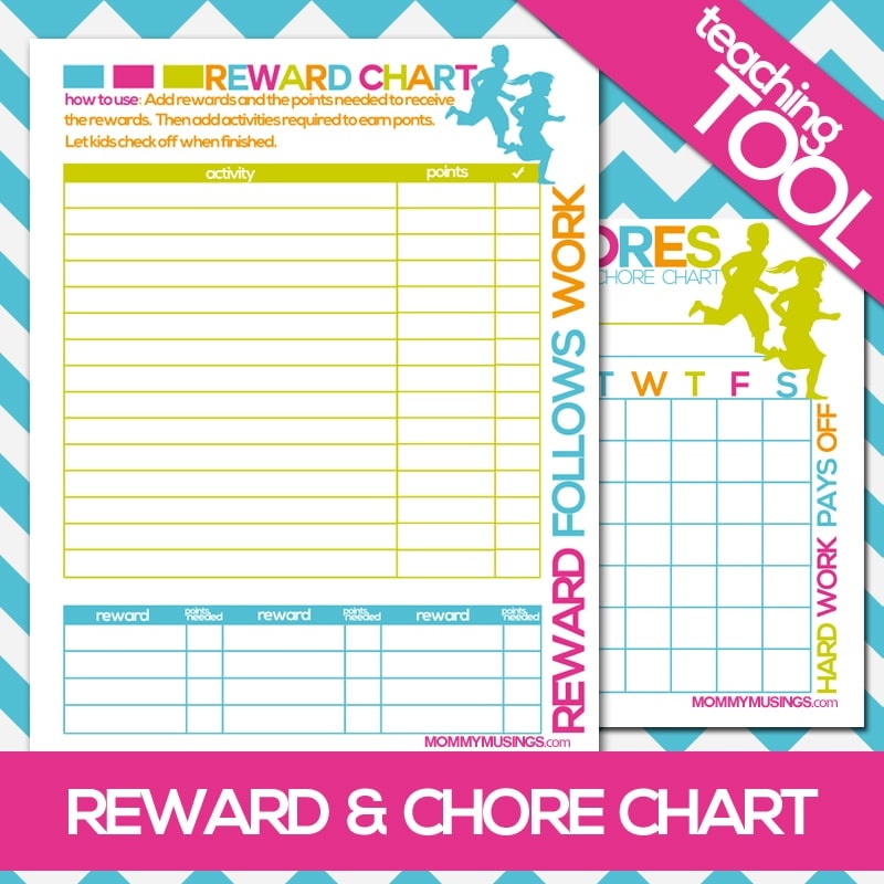 Toddler Reward Chart Printable Free