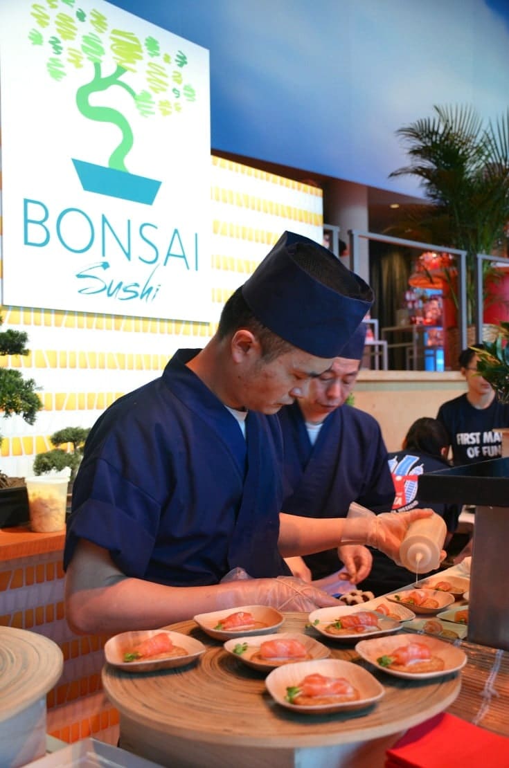 carnival vista bonsai sushi