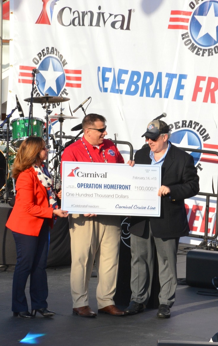 carnival operation homefront donation