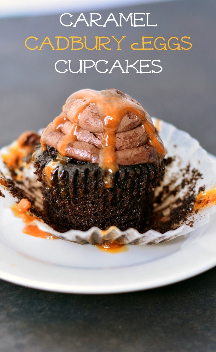 Cadbury Caramel Eggs Cupcakes Recipe