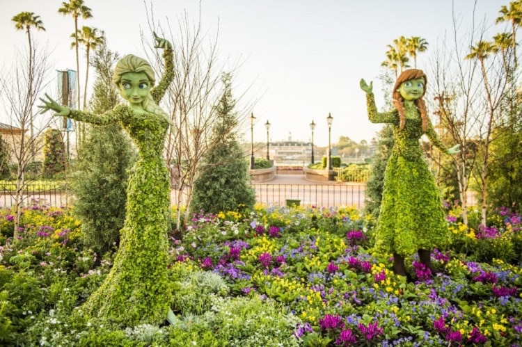 Frozen Epcot Flower and Garden Festival