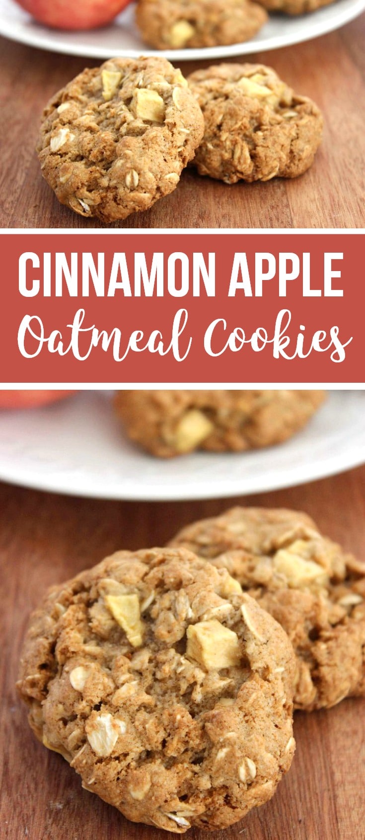 Cinnamon Apple Oatmeal Cookies Recipe