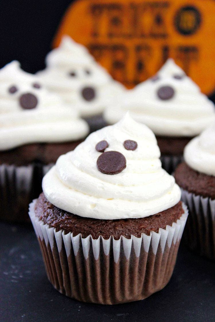 halloween ghost cupcakes recipe