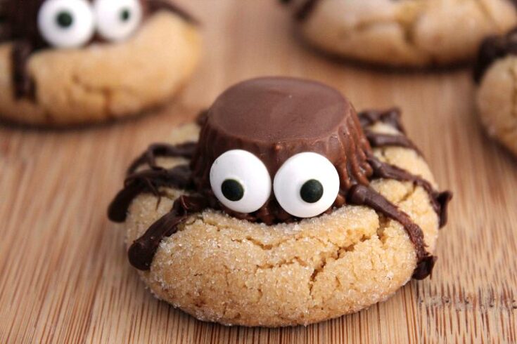 peanut butter spider cookies recipe