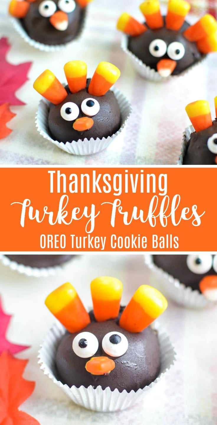 Thanksgiving Turkey OREO Cookie Balls