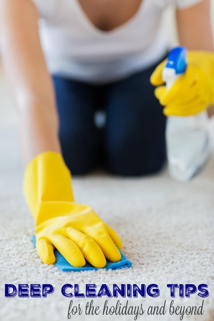 holiday deep cleaning tips